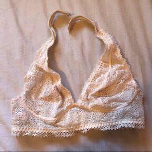 White VS Halter Bralette